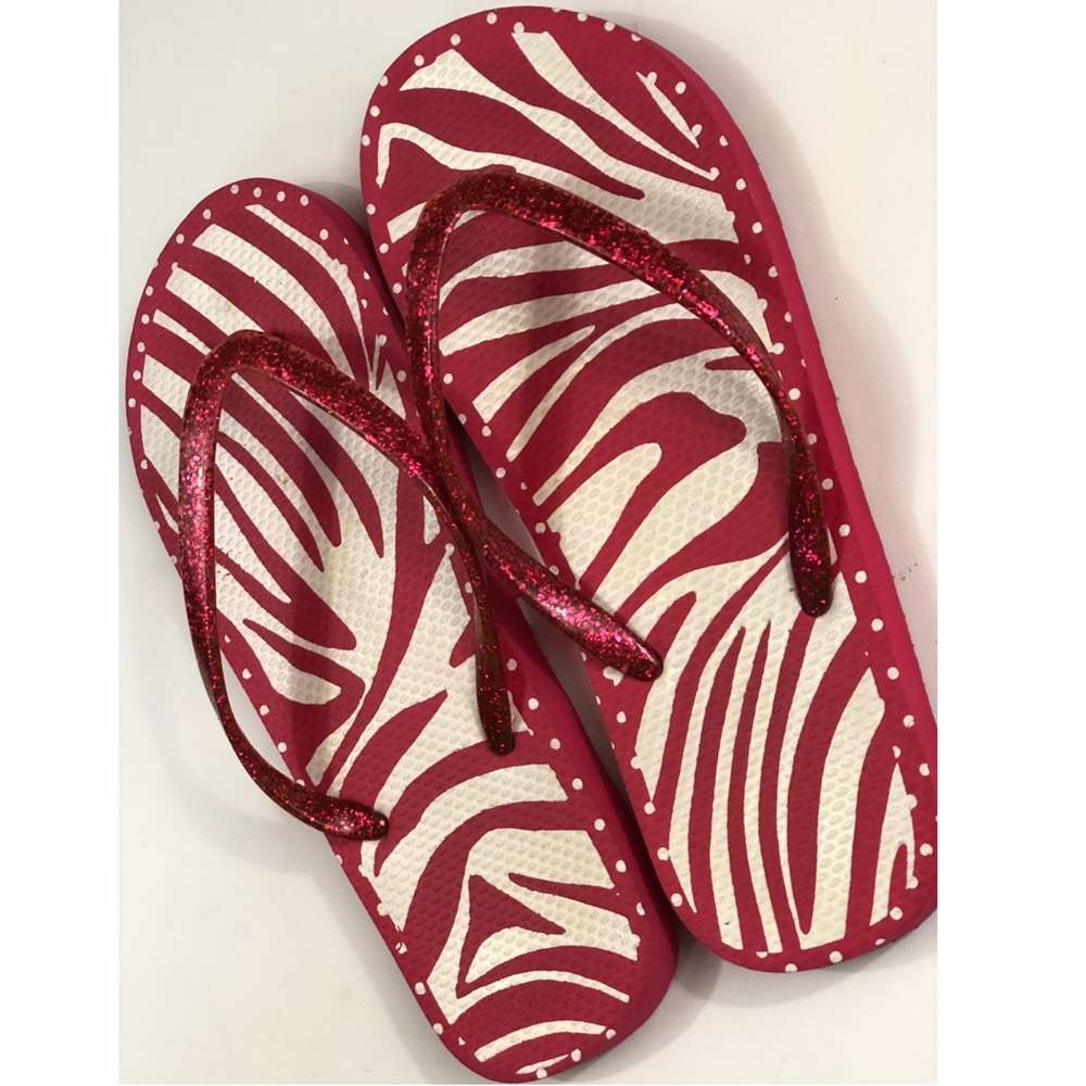 Children’s Place Zebra Print Flip-Flops